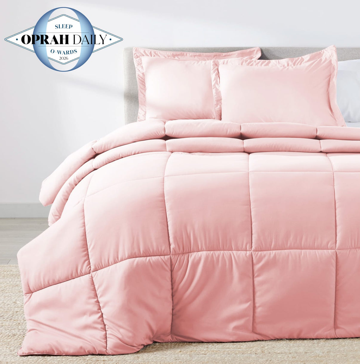 Cotton Candy Pink Oversized Comforter Set