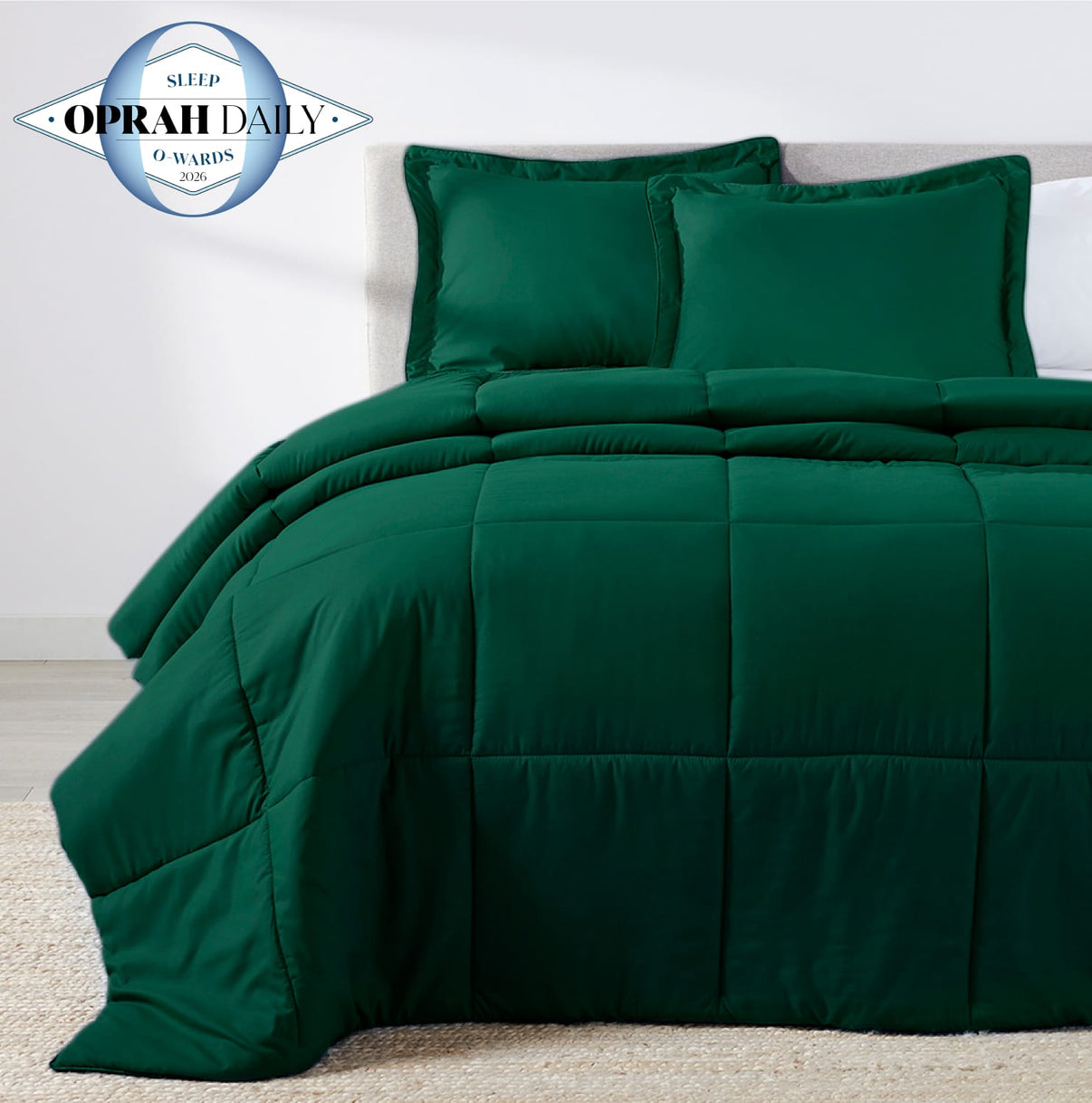 Emerald Green Oversized Comforter Set