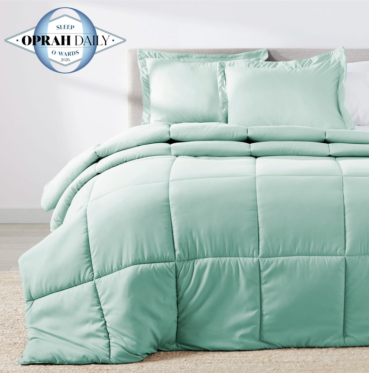 Mint Julep Oversized Comforter Set – The Original PeachSkinSheets®