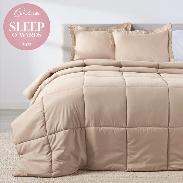 布団・毛布 WARMY ARGAN OIL FRILL COMFORTER Toasted Marshmallow Oversized Comforter Set – The Original