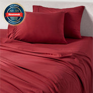 Deep Crimson Red Sheet Set