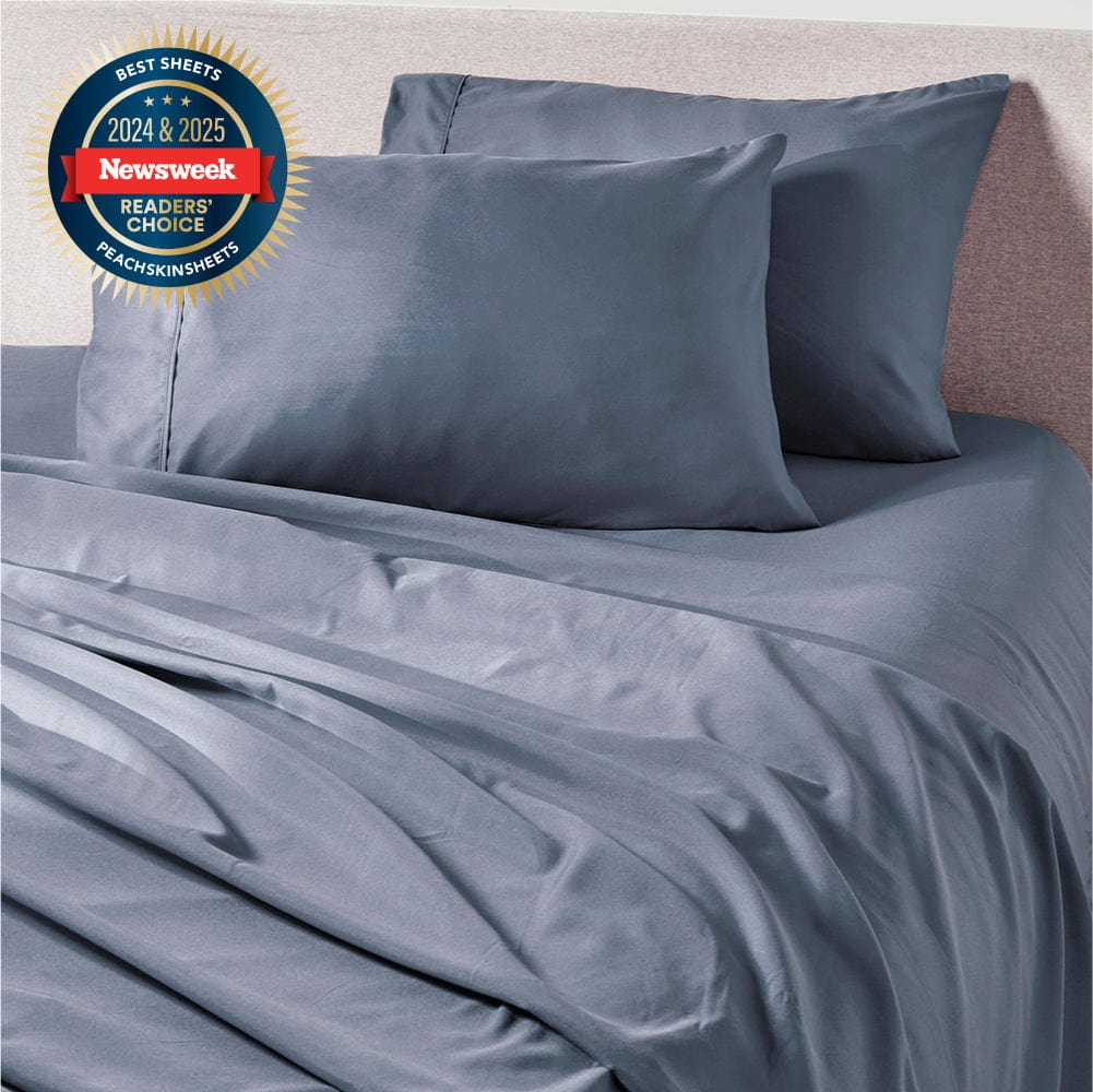 Regular King French Blue Sheet Set