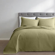 Sage Green Oversized Quilt Set