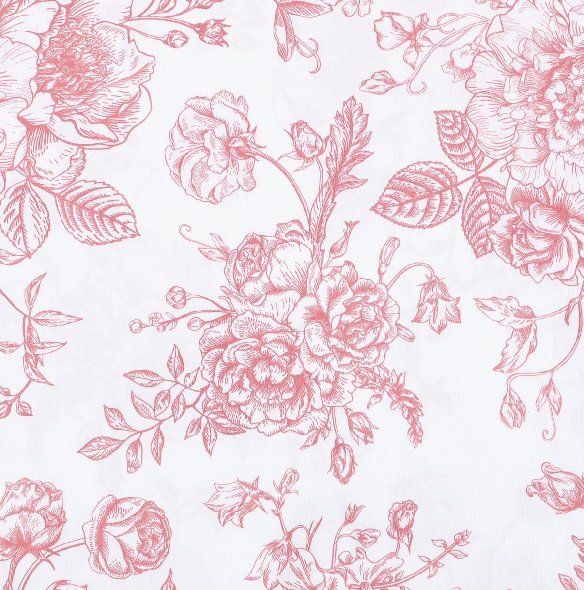 Retro Rose Floral Toile Sheet Set – The Original PeachSkinSheets®