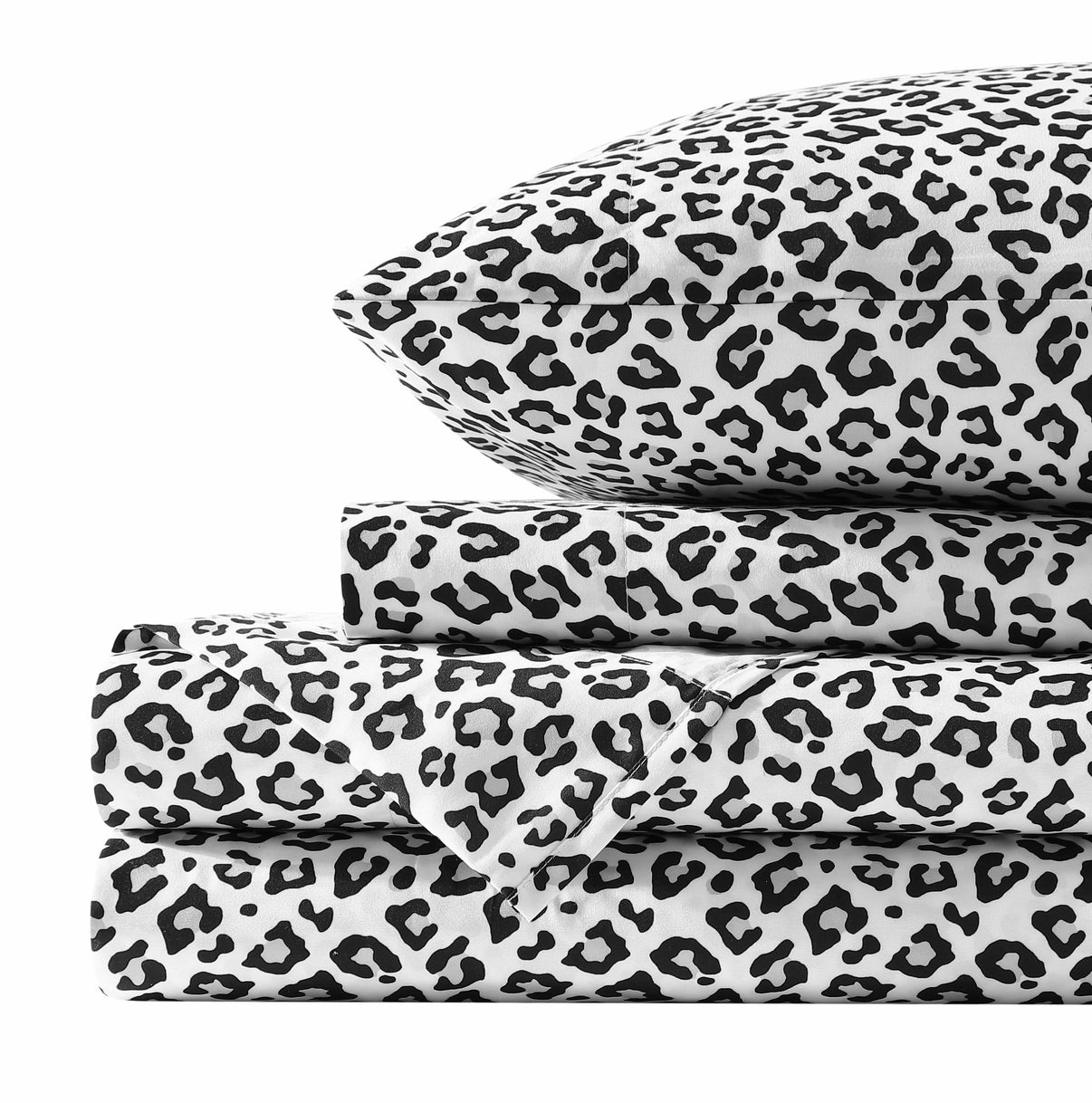 Silver Snow Leopard Sheet Set - PRESALE EVENT