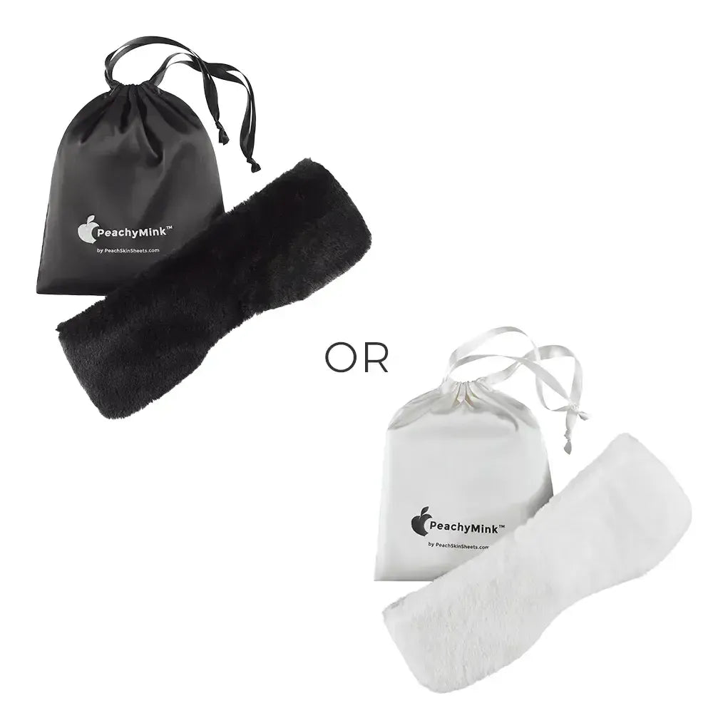 PeachSkinSheets x PeachyMink™ Faux Fur Sleep Mask Set - PRESALE EVENT