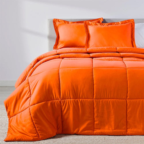 Sunkissed Orange Oversized Comforter Set