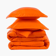 Sunkissed Orange Oversized Comforter Set