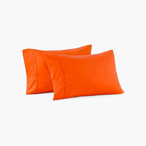 Sunkissed Orange Pillowcase Set