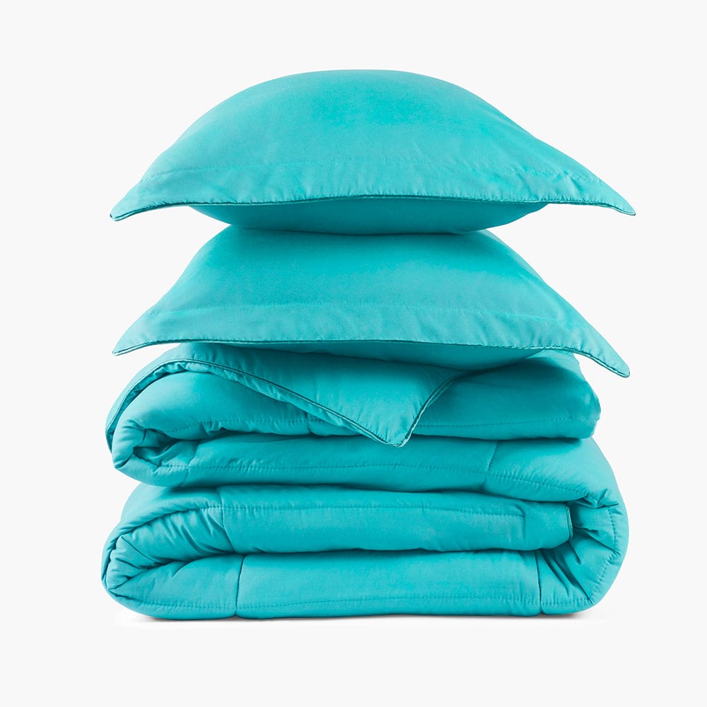 Tiki Turquoise Oversized Comforter Set