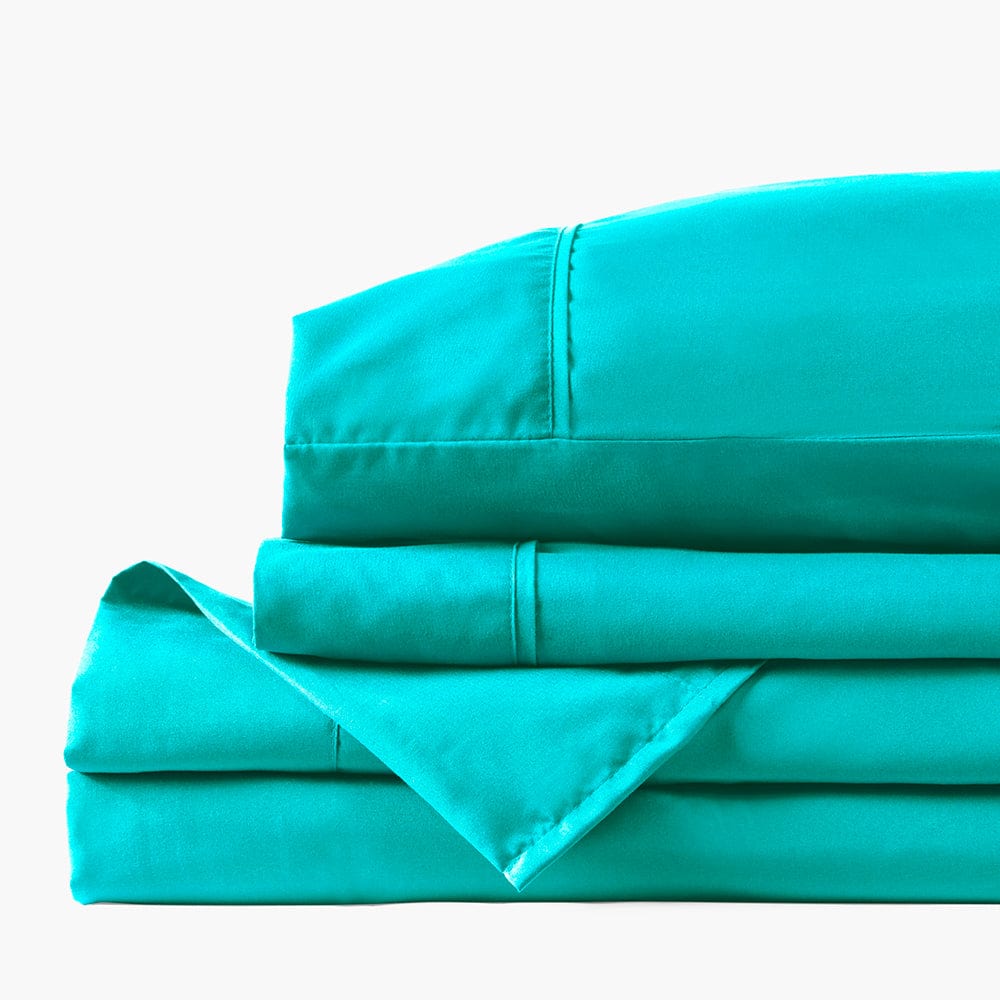 Tiki Turquoise Sheet Set The Original PeachSkinSheets The Original