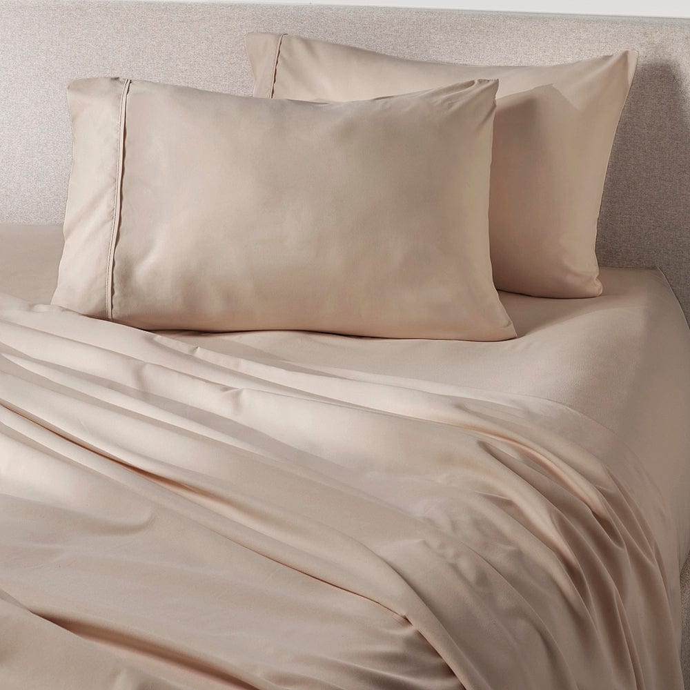 Toasted Marshmallow (Greige) Low Profile Sheet Set For 8