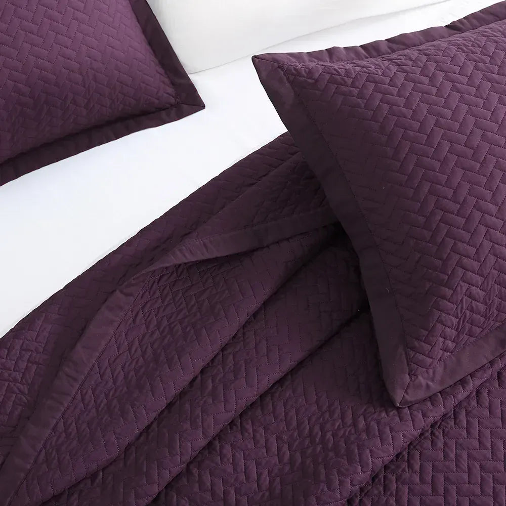Eggplant Oversized Quilt Set - PRESALE EVENT