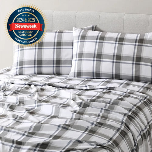 French Blue Plaid Sheet Set - PRESALE EVENT alternate