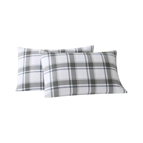 French Blue Plaid Pillowcase Set - Preorder Ships January