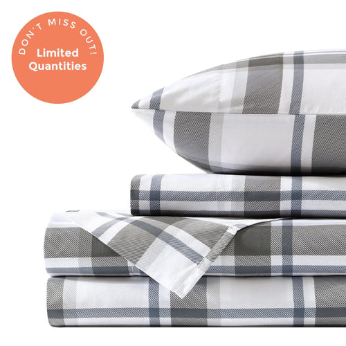 French Blue Plaid Sheet Set - PRESALE EVENT