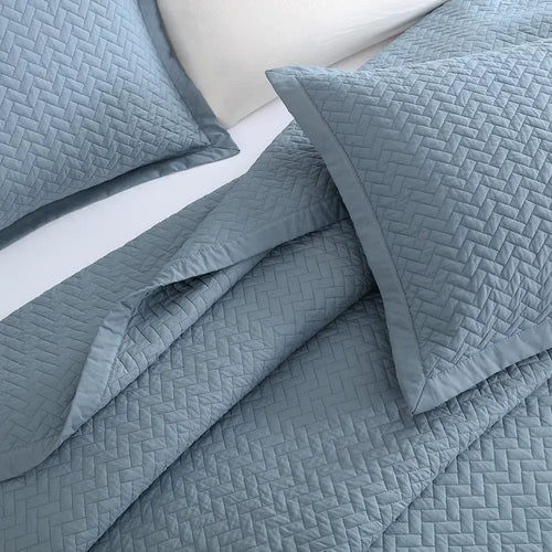 French Blue Oversized Quilt Set - PRESALE EVENT alternate