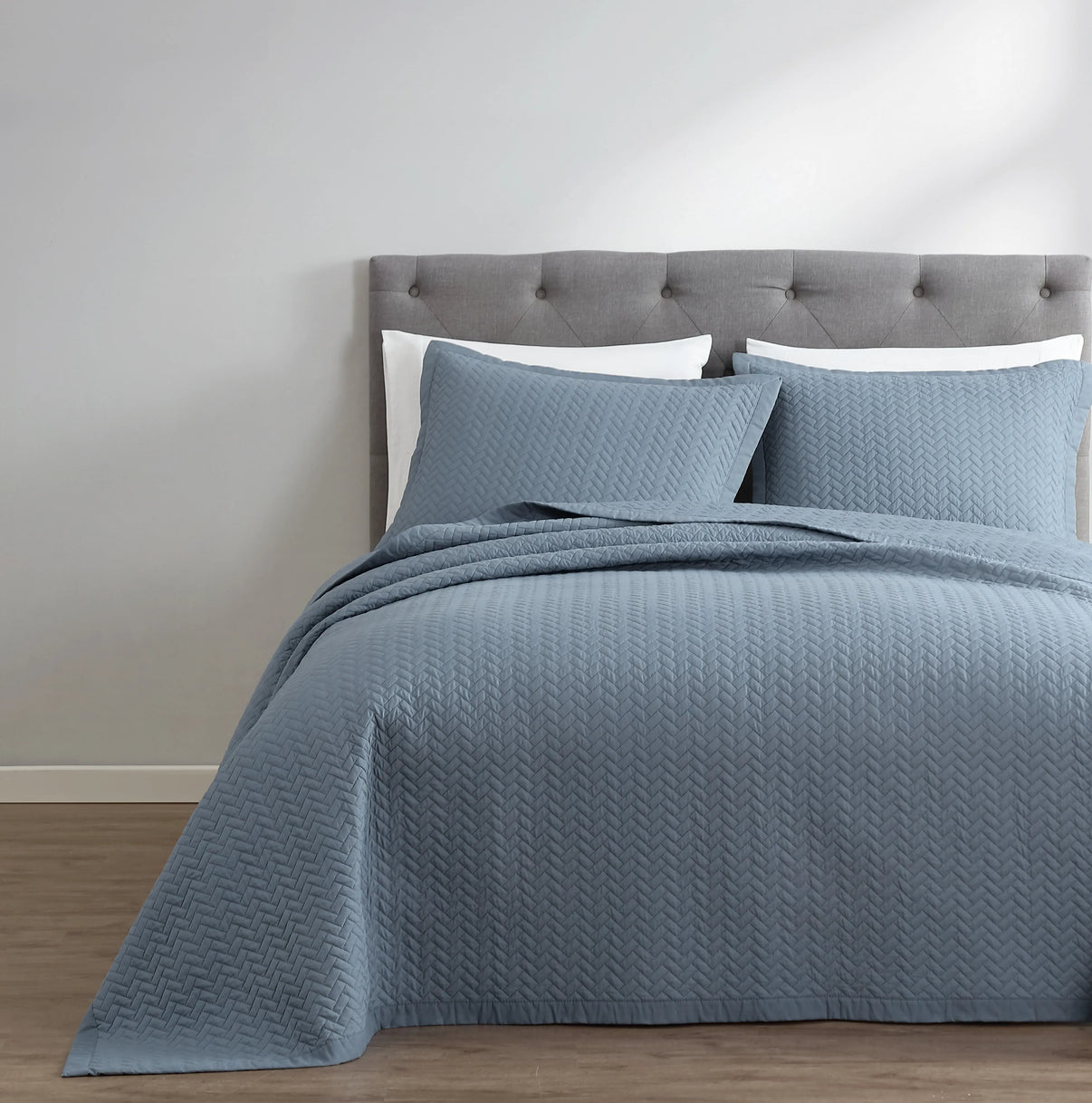 French Blue Oversized Quilt Set - PRESALE EVENT