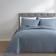 French Blue Oversized Quilt Set - PRESALE EVENT