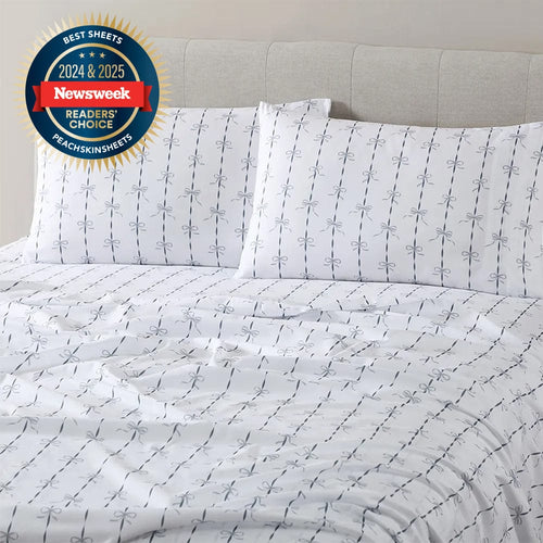 French Blue Ribbons and Bows Sheet Set - PRESALE EVENT alternate