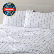 French Blue Ribbons and Bows Sheet Set - PRESALE EVENT