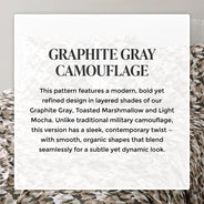Graphite Gray Camouflage Sheet Set - PRESALE EVENT