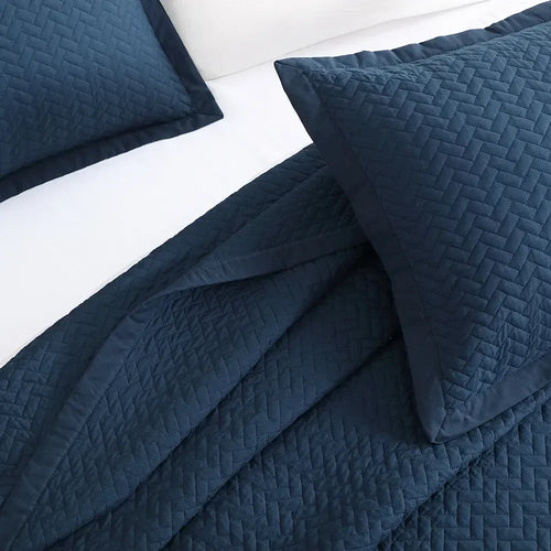 Mariner Blue Oversized Quilt Set - PRESALE EVENT alternate