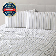 Neutral Twill Stripe Sheet Set - PRESALE EVENT