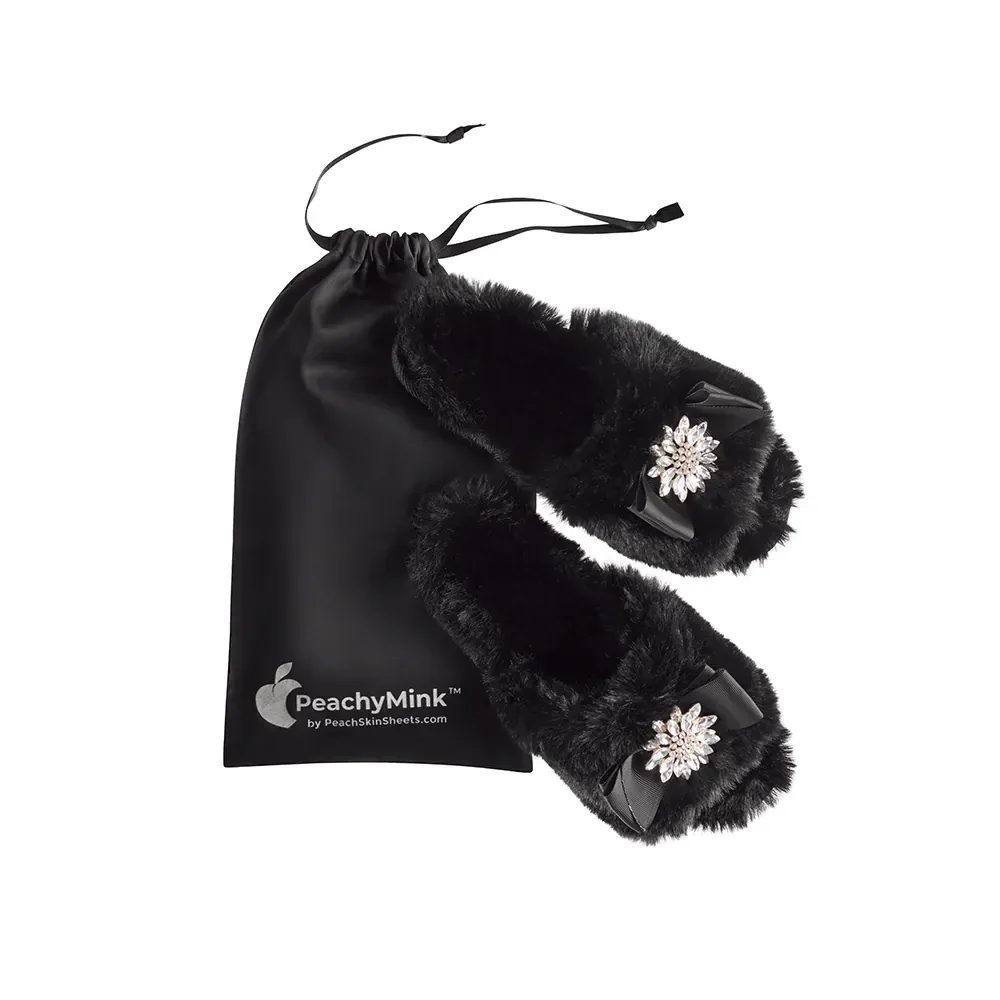 PeachSkinSheets x PeachyMink™ Faux Fur Slipper Set - PRESALE EVENT