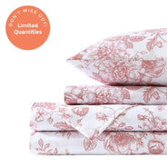 Retro Rose Floral Toile Sheet Set - PRESALE EVENT