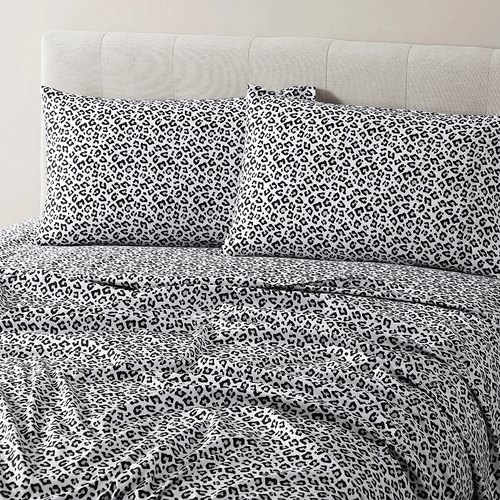 Silver Snow Leopard Sheet Set - PRESALE EVENT alternate