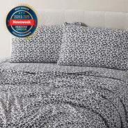 Silver Snow Leopard Sheet Set - PRESALE EVENT