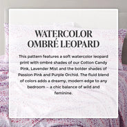 Watercolor Ombre Leopard Sheet Set - PRESALE EVENT