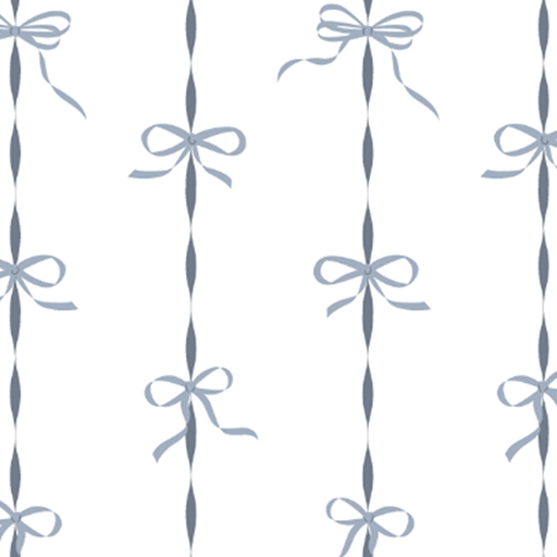 French Blue Ribbons and Bows
